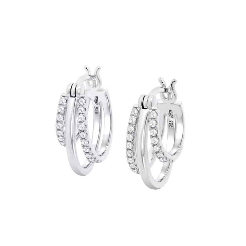 <STRONG>Pendiente Lotus mujer triple aro LP3881-4/1.</STRONG><BR><STRONG>Pendientes</STRONG> para<STRONG> mujer Lotus</STRONG> f