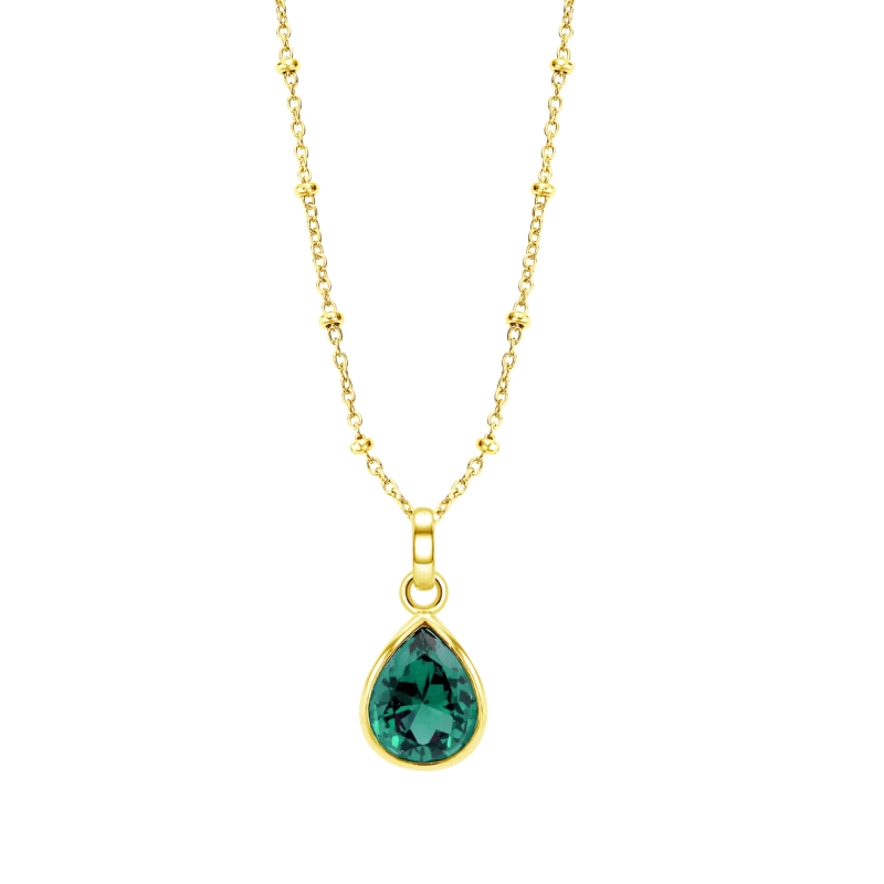 <STRONG>Collar Lotus piedra verde mujer LP3563-1/5.</STRONG><BR><STRONG>Gargantilla</STRONG>&nbsp;de <STRONG>mujer Lotus</STRONG