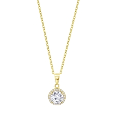 <STRONG>Collar lotus mujer plata dorada LP3105-1/2.</STRONG><BR><STRONG>Collar</STRONG> para <STRONG>mujer Lotus</STRONG> formad