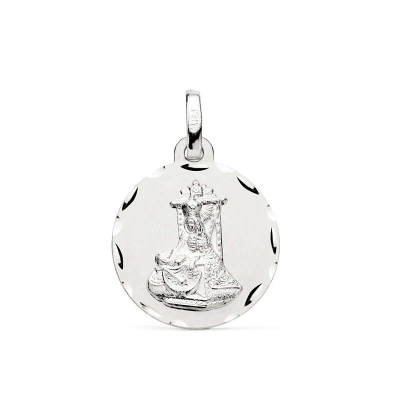 <STRONG>Medalla Virgen de las Angustias 19 mm plata tallas.<BR></STRONG><STRONG>Medalla</STRONG> de la <STRONG>Virgen de las Ang