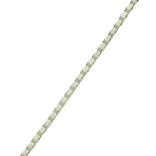 Cadena oro blanco veneciana 40cm 0.60mm <BR>Cadena oro blanco estilo veneciana con un ancho de 0.60 mm y un largo de 40cm, estil