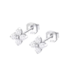 <STRONG>Pendiente flor circonitas Lotus mujer LP3926-4/1</STRONG><BR><STRONG>Pendientes</STRONG> para<STRONG> mujer</STRONG> con