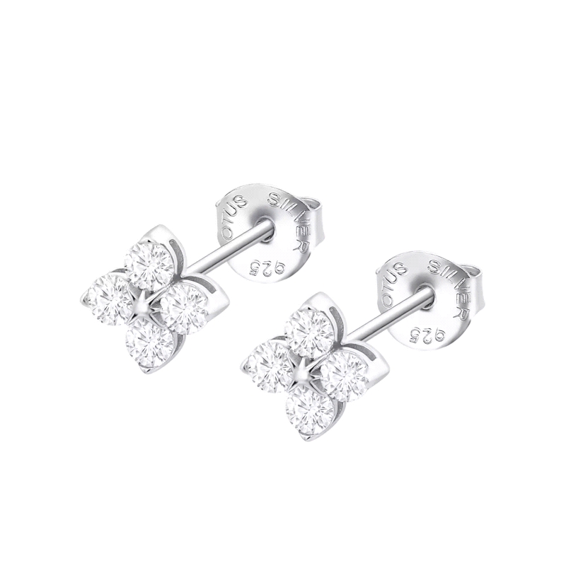 <STRONG>Pendiente flor circonitas Lotus mujer LP3926-4/1</STRONG><BR><STRONG>Pendientes</STRONG> para<STRONG> mujer</STRONG> con