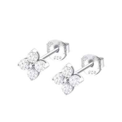 <STRONG>Pendiente flor circonitas Lotus mujer LP3926-4/1</STRONG><BR><STRONG>Pendientes</STRONG> para<STRONG> mujer</STRONG> con