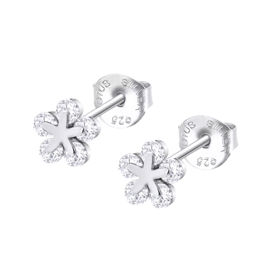 <STRONG>Pendiente Lotus mujer flor con estrella LP3107-4/1.<BR>Pendientes </STRONG>para <STRONG>mujer Lotus</STRONG> con forma d