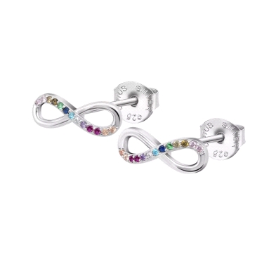 <STRONG>Pendiente Lotus infinito multicolor mujer LP1872-4/4<BR>Pendiente Lotus</STRONG> para<STRONG> mujer</STRONG> con forma d