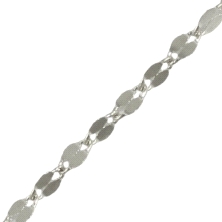 <P>Cadena oro blanco 45cm rombos <BR>Cadena de oro blanco con eslabones en forma de rombos con un ancho de 2mm&nbsp;<BR>Cadena d