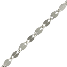 <P>Cadena oro blanco 40cm rombos <BR>Cadena de oro blanco con eslabones en forma de rombos con un ancho de 1.20mm&nbsp;<BR>Caden