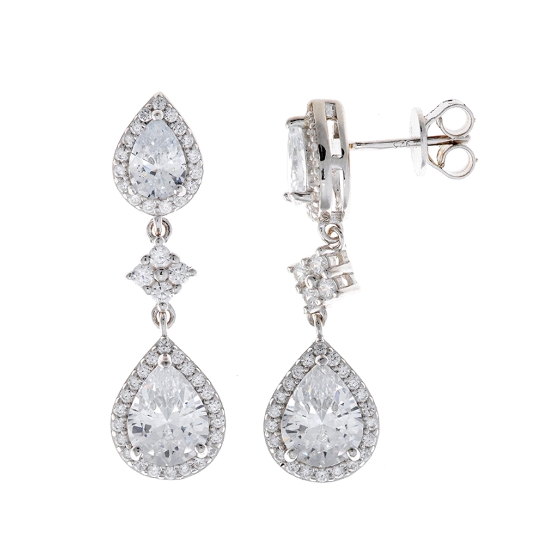 <STRONG>Pendiente Salvatore mujer 112A0289 circonita pera.</STRONG><BR><STRONG>Pendientes</STRONG> para <STRONG>mujer Salvatore<