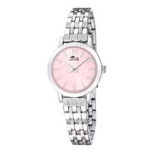 <STRONG>Reloj mujer Lotus 19030/3 esfera rosa.</STRONG><BR><STRONG>Reloj Lotus</STRONG> de acero para<STRONG> mujer</STRONG> con