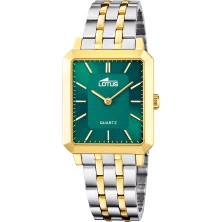 <STRONG>Reloj Lotus mujer 18981/3 verde.</STRONG><BR><STRONG>Reloj Lotus</STRONG> para <STRONG>mujer</STRONG> de acero bicolor c