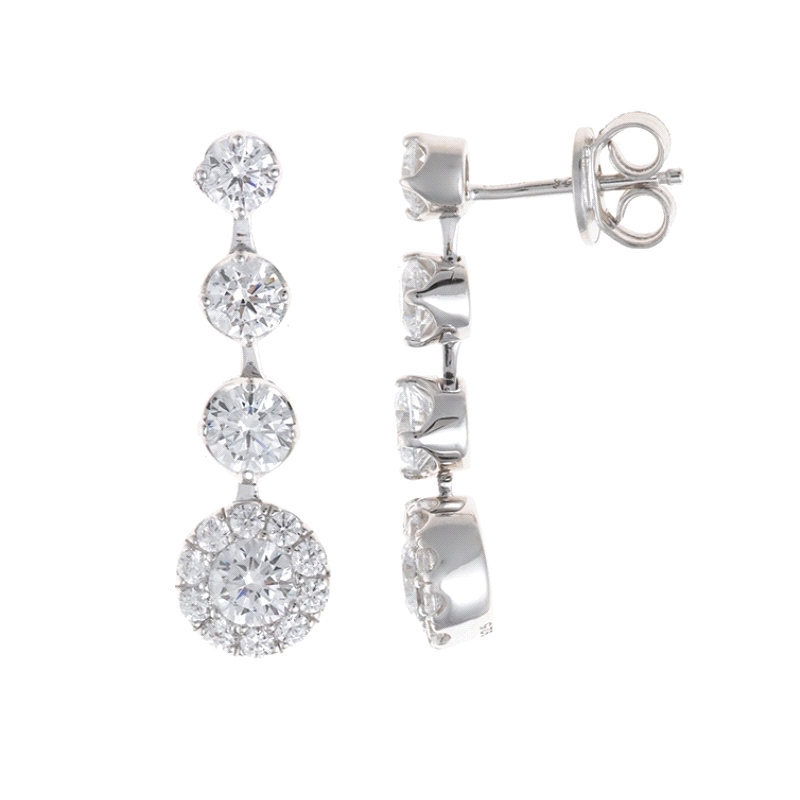 <STRONG>Pendiente plata mujer Salvatore 136A0757.<BR>Pendiente</STRONG> largos para<STRONG> mujer Salvatore</STRONG> con circoni