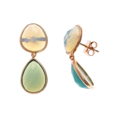 <STRONG>Pendiente Salvatore&nbsp;dorado piedras 241A0104<BR></STRONG>Estos <STRONG>pendientes salvatore para mujer</STRONG> son 