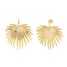 <STRONG>Pendiente plata hoja dorada Salvatore 151A0129</STRONG> <BR>Estos <STRONG>pendientes para mujer</STRONG> tienen forma de