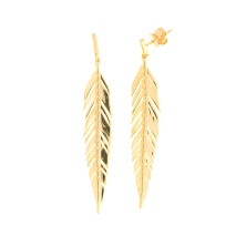 <STRONG>Pendiente hoja plata dorada Salvatore 256A0046<BR></STRONG>Estos <STRONG>pendientes para mujer Salvatore</STRONG> están 