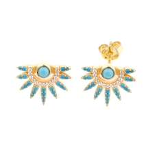 <P><STRONG>Pendiente mujer Salvatore 195A0133 pinchos turquesa.</STRONG><BR><STRONG>Pendientes</STRONG> de <STRONG>mujer</STRONG