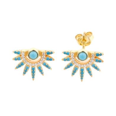 <P><STRONG>Pendiente mujer Salvatore 195A0133 pinchos turquesa.</STRONG><BR><STRONG>Pendientes</STRONG> de <STRONG>mujer</STRONG