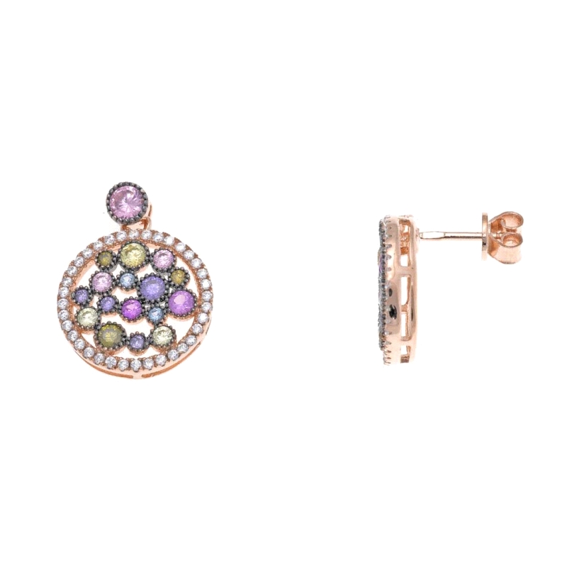 <STRONG>Pendiente mujer multicolor Salvatore 211A0023.</STRONG><BR><STRONG>Pendientes</STRONG> de <STRONG>mujer</STRONG> con cir