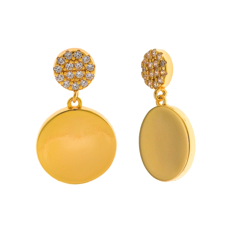 <STRONG>Pendiente circulo dorado mujer Salvatore 268A0138.</STRONG><BR><STRONG>Pendientes</STRONG> para <STRONG>mujer</STRONG> f