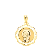 <p><strong>Medalla Virgen Niña (7)</strong> <br />Calada con Terminación Laser<br />Fabricada en <strong>Oro de 9 Kilates</stron