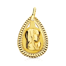 <p>Medalla Virgen Niña <br />Fabricada en Oro de 9 Kilates<br />Medida : 24x13mm<br />Grabación Gratuita</p>