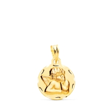 <p><strong>Medalla Angelito</strong> Querubín de Rafael (7)<br />Fabricado en <strong>Oro de 9 Kilate</strong>s<br />14 mm de Di