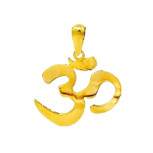 <STRONG>Colgante oro mantra om.</STRONG><BR><STRONG>Colgante</STRONG> mantra <STRONG>om</STRONG> con un tamaño de 15mm de alto y