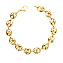 <STRONG>Pulsera hombre oro&nbsp;calabrote 12 mm.<BR></STRONG><STRONG>Pulsera</STRONG> para <STRONG>hombre</STRONG> con eslabones