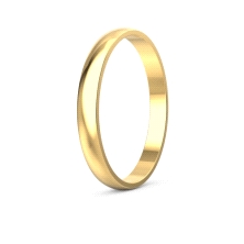 Alianza media caña 2.5 mm lisa oro amarillo.&nbsp;<BR>Alianza 2.5 mm oro&nbsp;amarillo&nbsp;m/c con termianción&nbsp;lisa&nbsp;y