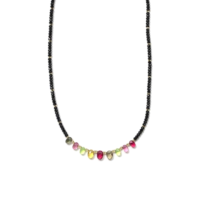 <STRONG>Collar Luxenter mujer negro NXA701Y79900 <BR>Gargantilla</STRONG> de<STRONG> mujer Luxenter</STRONG> con piedras facetad