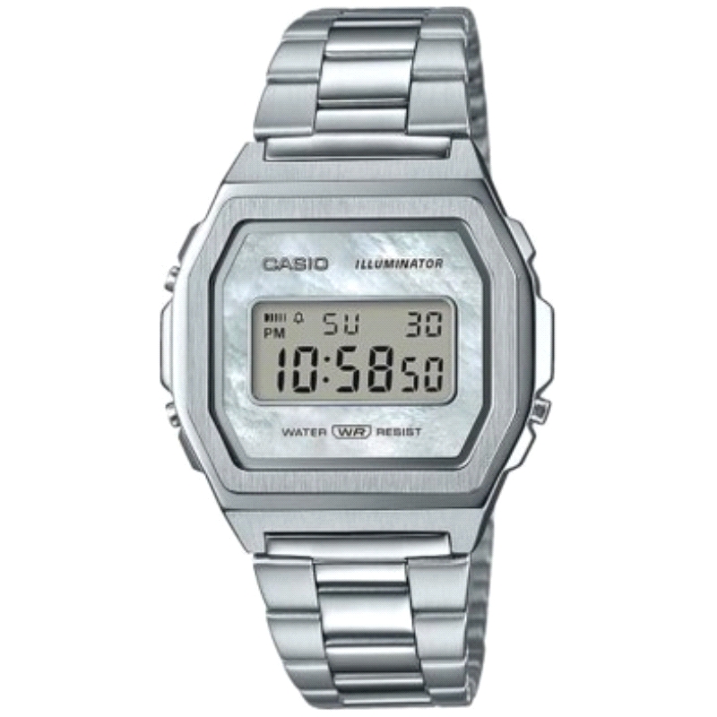 <STRONG>Reloj Casio Vintage A1000D-7EF</STRONG><BR> Cristal mineral con correa de acero y caja de acero <BR>Cronómetro, alarma, 