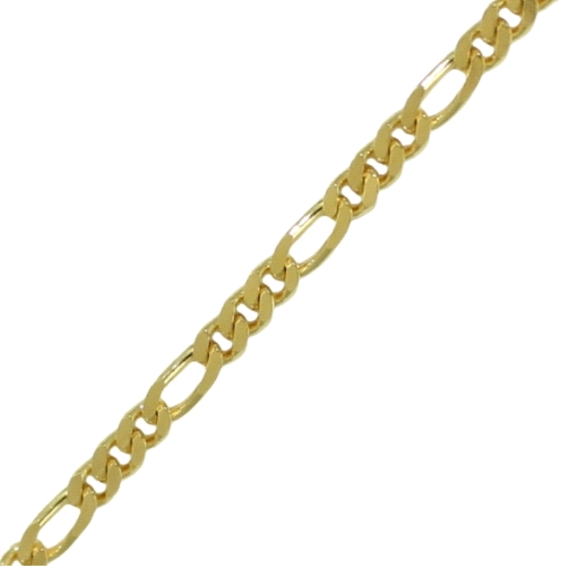 Cadena oro 9 kilates 3x1 45cm<BR>Cadena 9 kilates con eslabones modelo 3x1. Ancho de la cadena 1mm con&nbsp;cierre de reasa y un