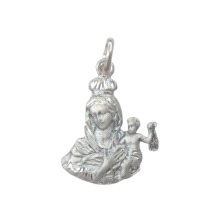 <STRONG>Medalla Virgen del Carmen 23 mm plata silueta.</STRONG><BR><STRONG>Medalla</STRONG> de la <STRONG>Virgen del Carmen</STR