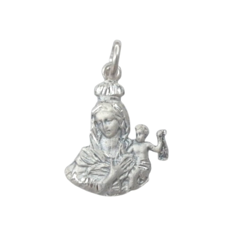 <STRONG>Medalla Virgen del Carmen 23 mm plata silueta.</STRONG><BR><STRONG>Medalla</STRONG> de la <STRONG>Virgen del Carmen</STR