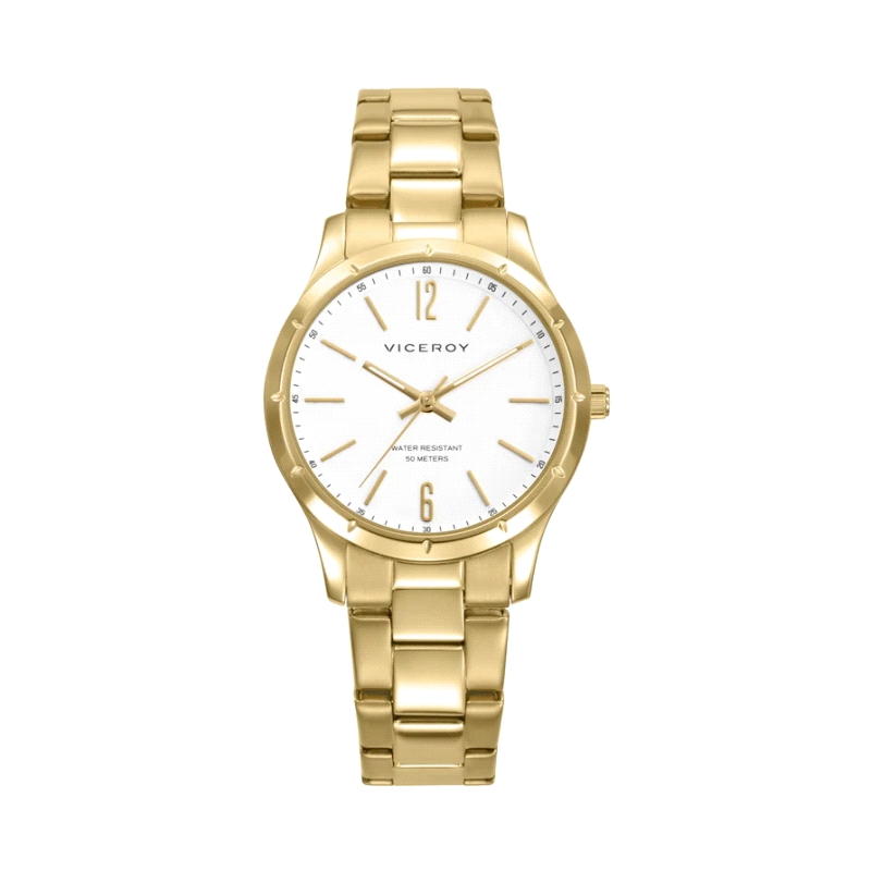 <STRONG>Reloj dorado de mujer Viceroy 401342-05</STRONG><BR><STRONG>Reloj</STRONG> para <STRONG>mujer Viceroy</STRONG> con caja 
