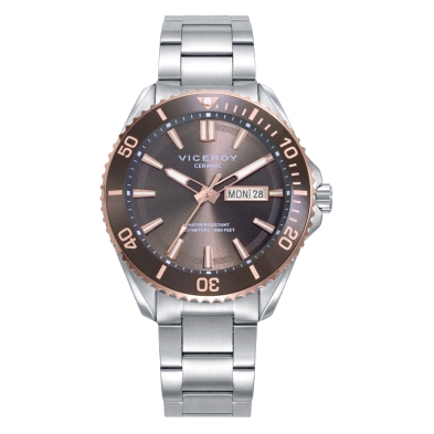 <STRONG>Reloj Viceroy de hombre rosado 41175-17<BR>Reloj </STRONG>para<STRONG> hombre Viceroy</STRONG> con caja de acero de 41mm