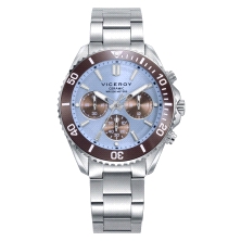 <STRONG>Reloj Viceroy hombre cronógrafo 41179-37<BR>Reloj </STRONG>para<STRONG> hombre Viceroy</STRONG> con caja de acero de 41m