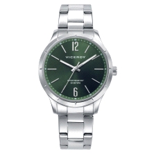 <STRONG>Reloj hombre Viceroy esfera verde 401493-65</STRONG><BR>Reloj de hombre Viceroy con caja de 41mm y correa de acero.<BR>E