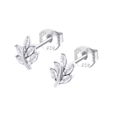 <STRONG>Pendientes Lotus mujer hoja LP3086-4/1<BR>Pendiente</STRONG> para <STRONG>mujer Lotus</STRONG> formado por circonitas co