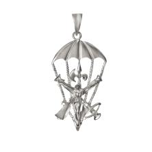 Colgante del <STRONG>Cristo de la Legión Paracaidista</STRONG> <BR>Tamaño: 36x19mm <BR>Fabricado en <STRONG>Plata</STRONG> de Pr