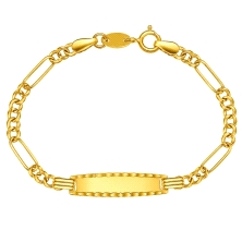 <STRONG>Esclava de oro 18k para bebé 12 cm húngara combinada.</STRONG><BR><STRONG>Esclava</STRONG> para <STRONG>bebé</STRONG> qu