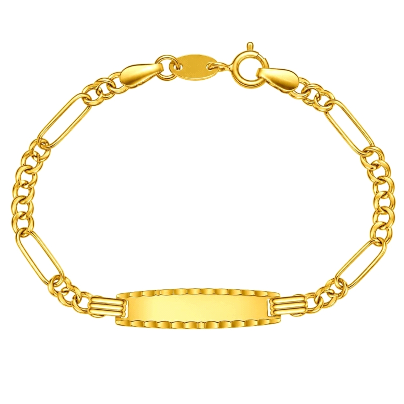 <STRONG>Esclava de oro 18k para bebé 12 cm húngara combinada.</STRONG><BR><STRONG>Esclava</STRONG> para <STRONG>bebé</STRONG> qu