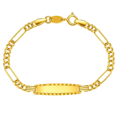 <STRONG>Esclava de oro 18k para bebé 12 cm húngara combinada.</STRONG><BR><STRONG>Esclava</STRONG> para <STRONG>bebé</STRONG> qu