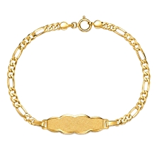 <STRONG>Esclava de bebé oro 18k 14 cm nube.<BR>Esclava</STRONG> para<STRONG> bebé</STRONG> que combina 1 eslabón liso alargado c