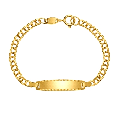 Esclava de bebé oro 18k 11 cm hungarina.<BR><STRONG>Esclava</STRONG>&nbsp;de <STRONG>bebé</STRONG> con eslabón <STRONG>húngaro</