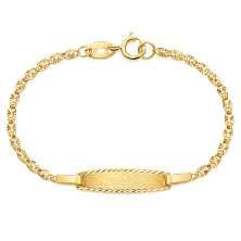 <P><STRONG>Esclava bebé oro 18k 14 cm eslabón estrellas.<BR>Esclava</STRONG> para<STRONG> bebé</STRONG> con eslabon tallado form