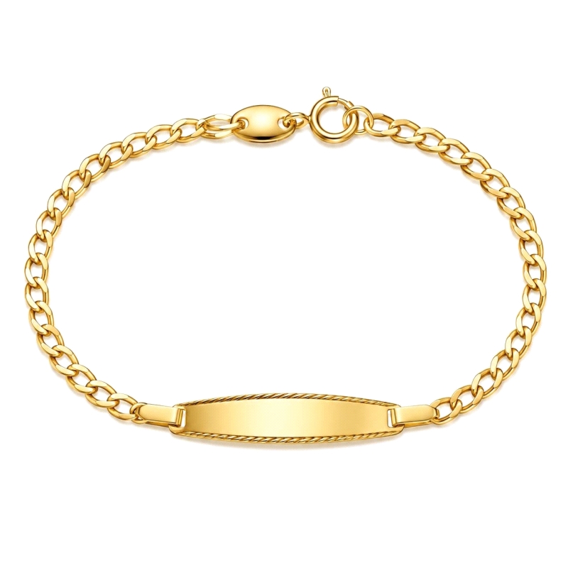 <P><STRONG>Esclava&nbsp;para bebé oro amarillo 18k 12 cm barbada.<BR>Esclava</STRONG> para<STRONG> bebé</STRONG> con eslabones b