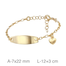 <P><STRONG>Esclava bebé plata chapada ovalada</STRONG> <BR>Esta bonita y delicada <STRONG>esclava para bebe</STRONG>, es de <STR