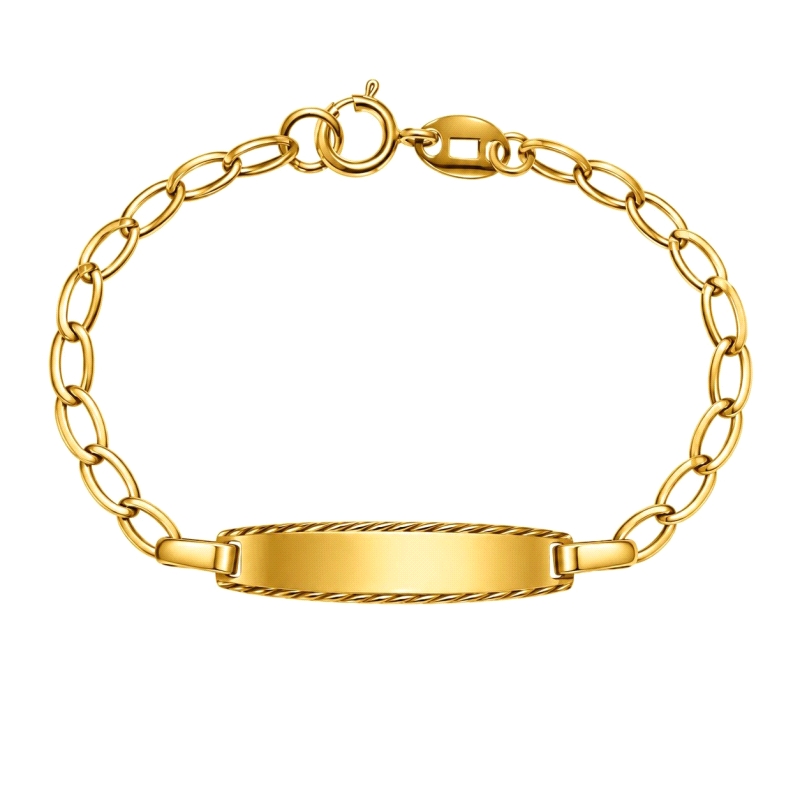 <STRONG>Esclava bebé oro 9 kilates bilbao 11.5 cm. <BR>Esclava</STRONG> para <STRONG>bebé</STRONG> con eslabón <STRONG>bilbao</S