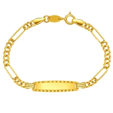 <STRONG>Esclava bebé oro 9 kilates combinada 11.5 cm.<BR>Esclava</STRONG>&nbsp;de <STRONG>bebé</STRONG> con eslabón <STRONG>húng